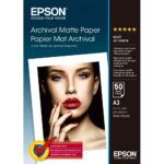 epson archival matt paper a3 s041344 – mattes fotopapier 50 blatt