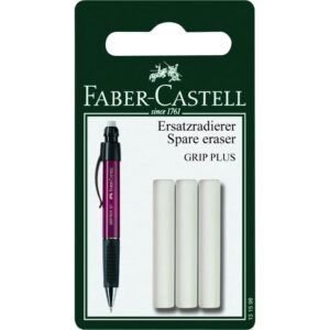 faber castell radierer 131598 grip plus 3 stück