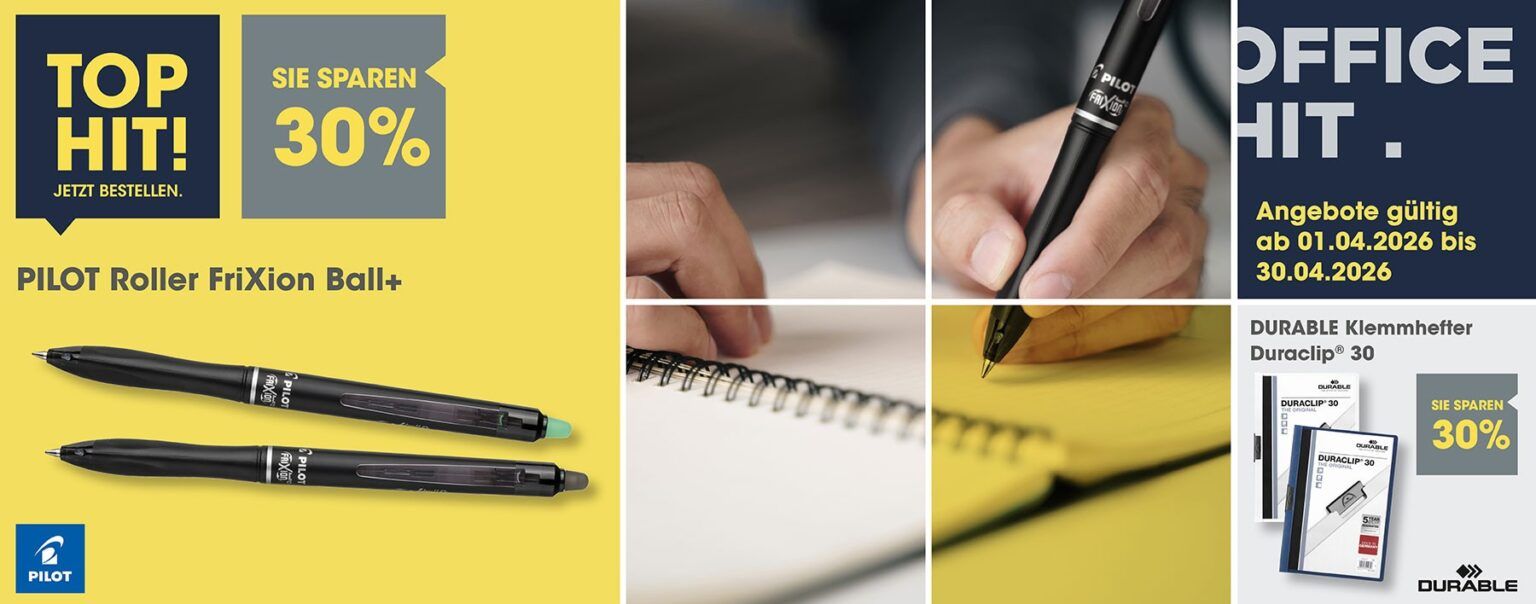 Attraktive Angebote in unserem Office Hit!