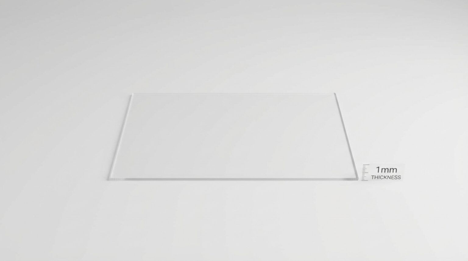 Endlich wieder da: Plexiglas 1mm