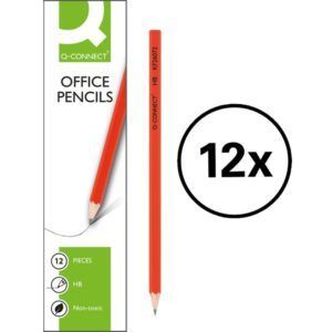 q connect® bleistift hb 12 stück