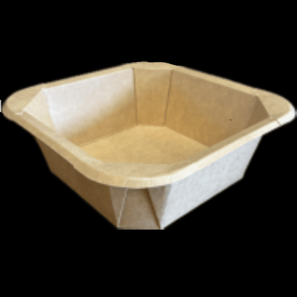 salatschalen eckig braun